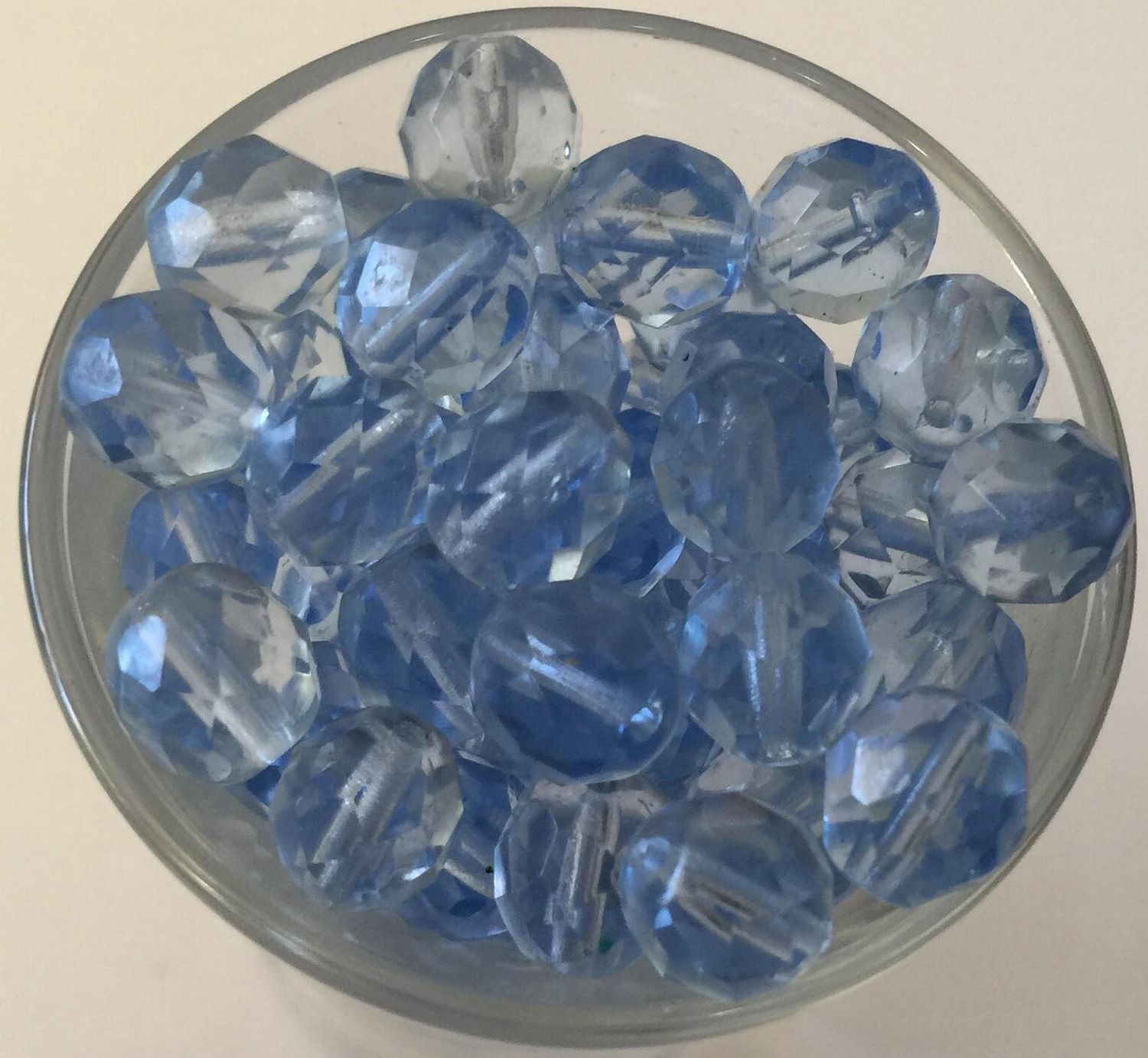 Czech Facet - Light Ice Blue 8mm