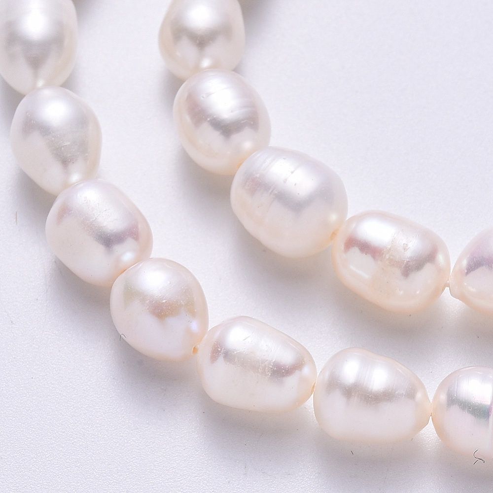 Freshwater Pearl (A Grade) Rice - White 8-9mm