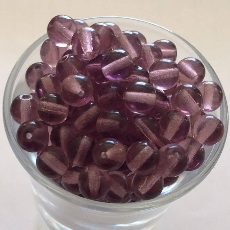 Czech Tiff - Light Amethyst 6mm