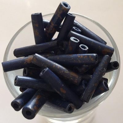 Bone Tube - Imitation Lapis 22mm