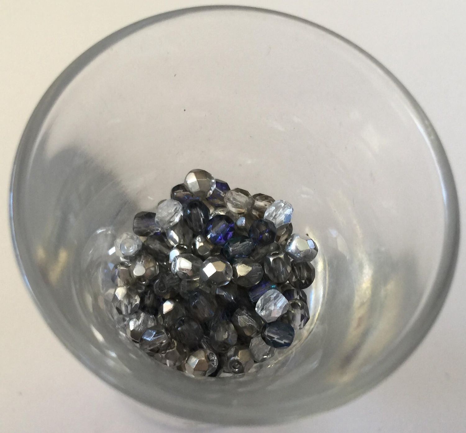 Czech Facet - Silver Helio 4mm