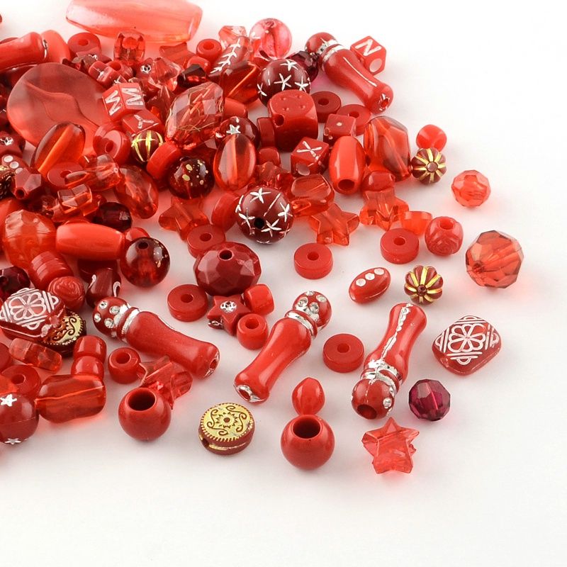 Bead Kit Inspiration - Red Mix 50g