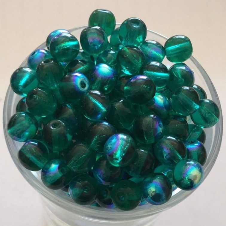 Czech Tiff - Emerald AB 6mm