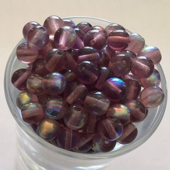 Czech Tiff - Light Amethyst AB 6mm