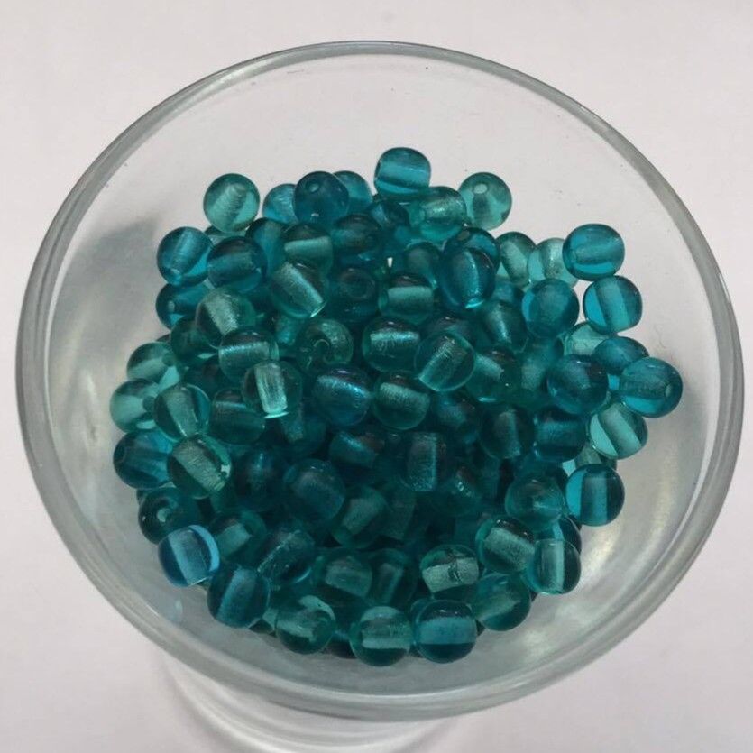 Czech Tiff - Teal 4mm
