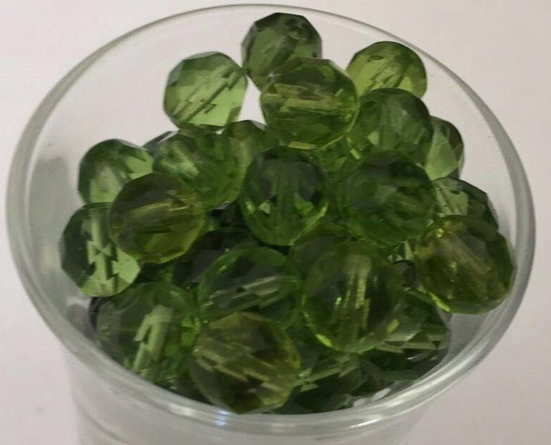 Czech Facet - Olive 8mm