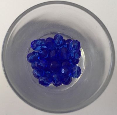 Czech Facet - Dark Blue 6mm