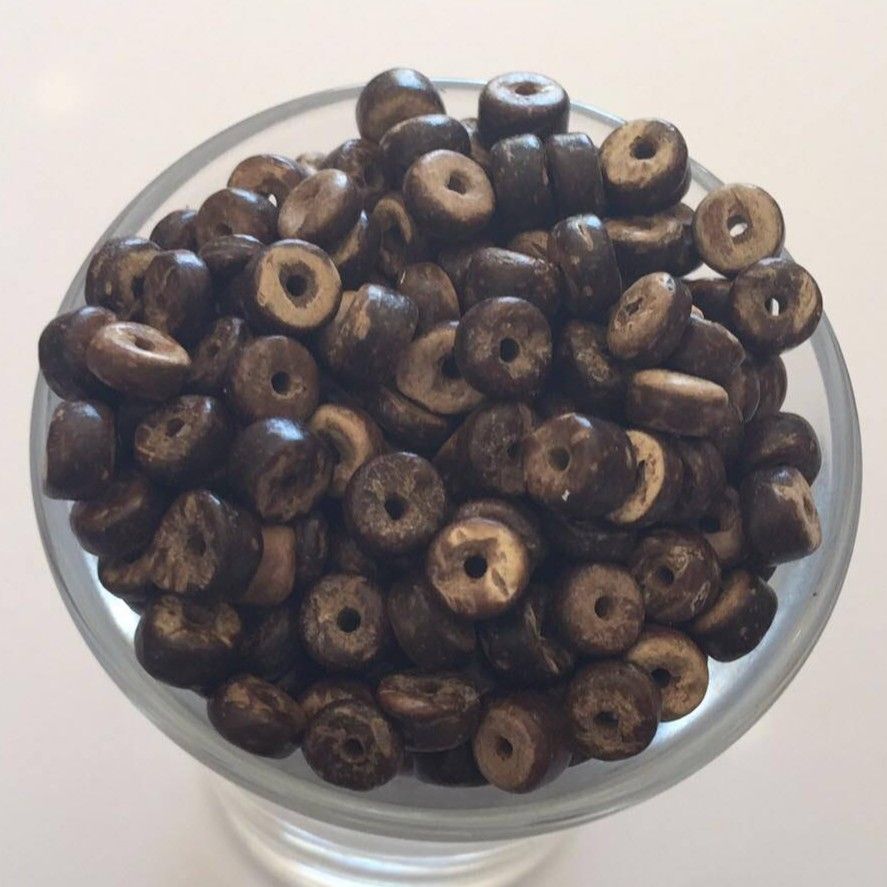 Coconut Disc - Dark Brown 5mm