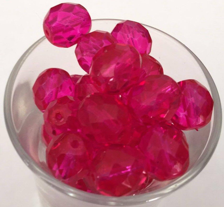 Facet - Fuchsia 10mm
