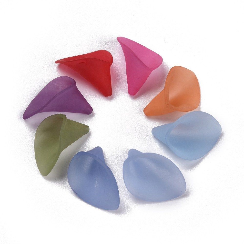 BG Frosted Acrylic Calla Lily - Mixed 19x21mm