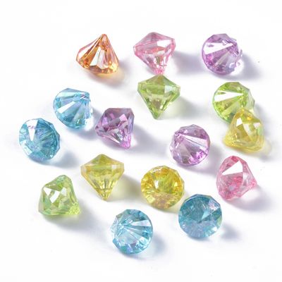BG Diamond Shaped Bead - Mixed AB 12mm