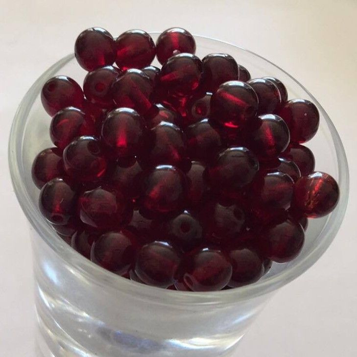 Czech Tiff - Garnet 6mm