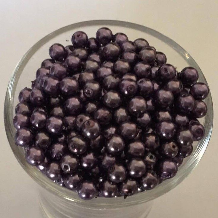 Czech GB Pearl - Purple 4mm