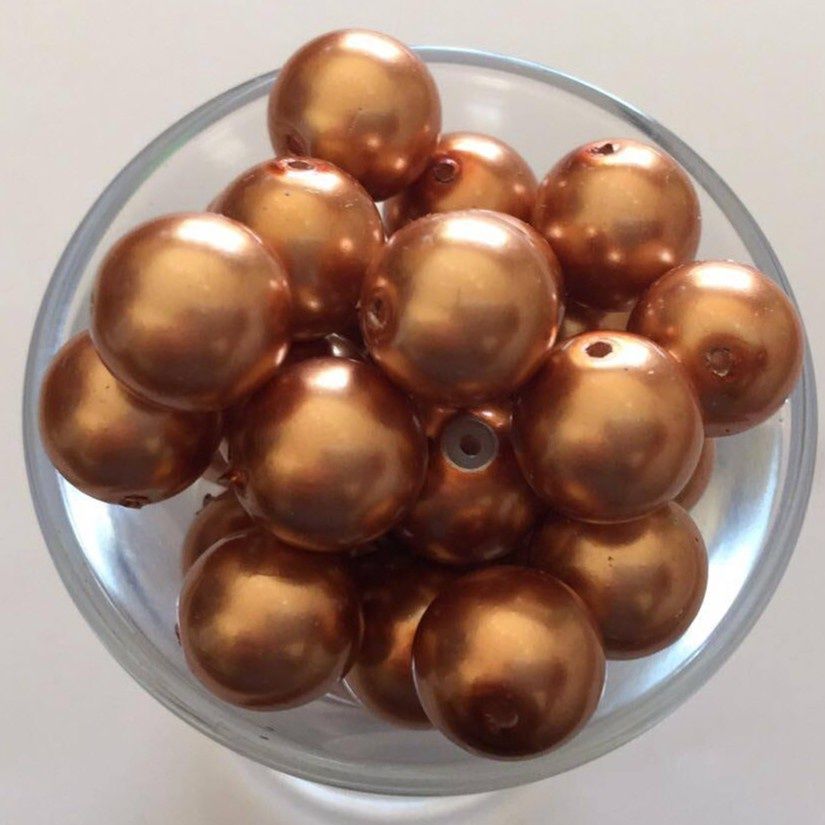 Czech GB Pearl - Copper 10mm