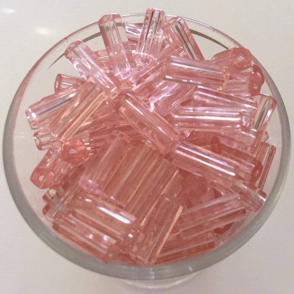 Czech Hex - Peach 10x4mm