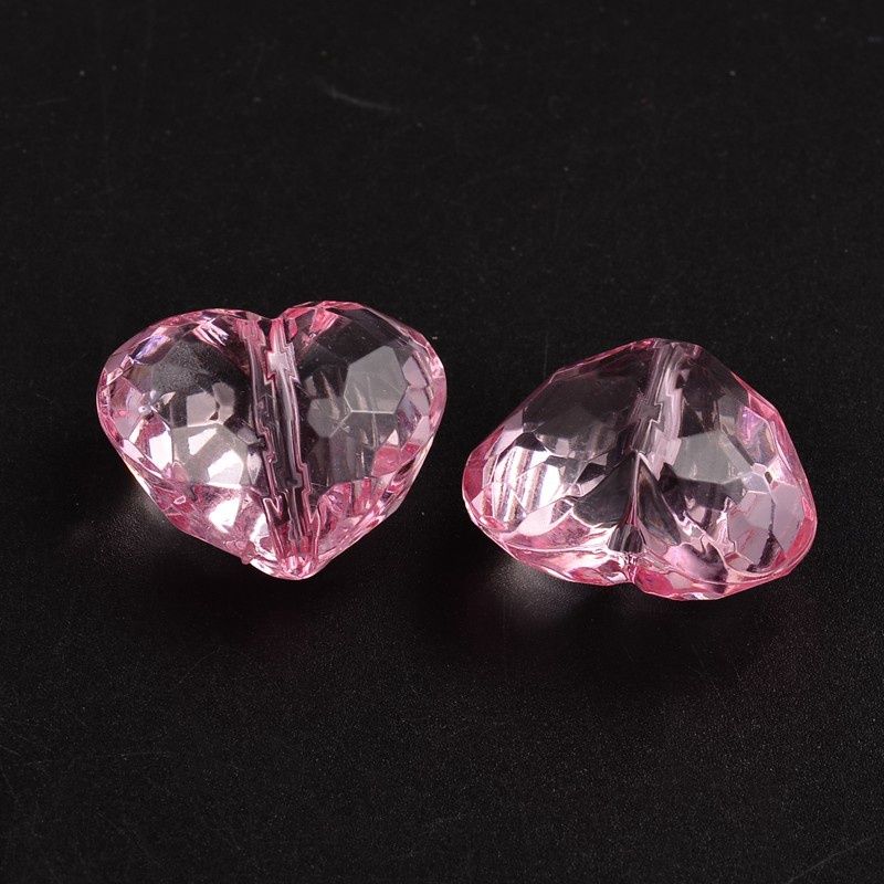 BG Faceted Heart - Mixed 25-31mm