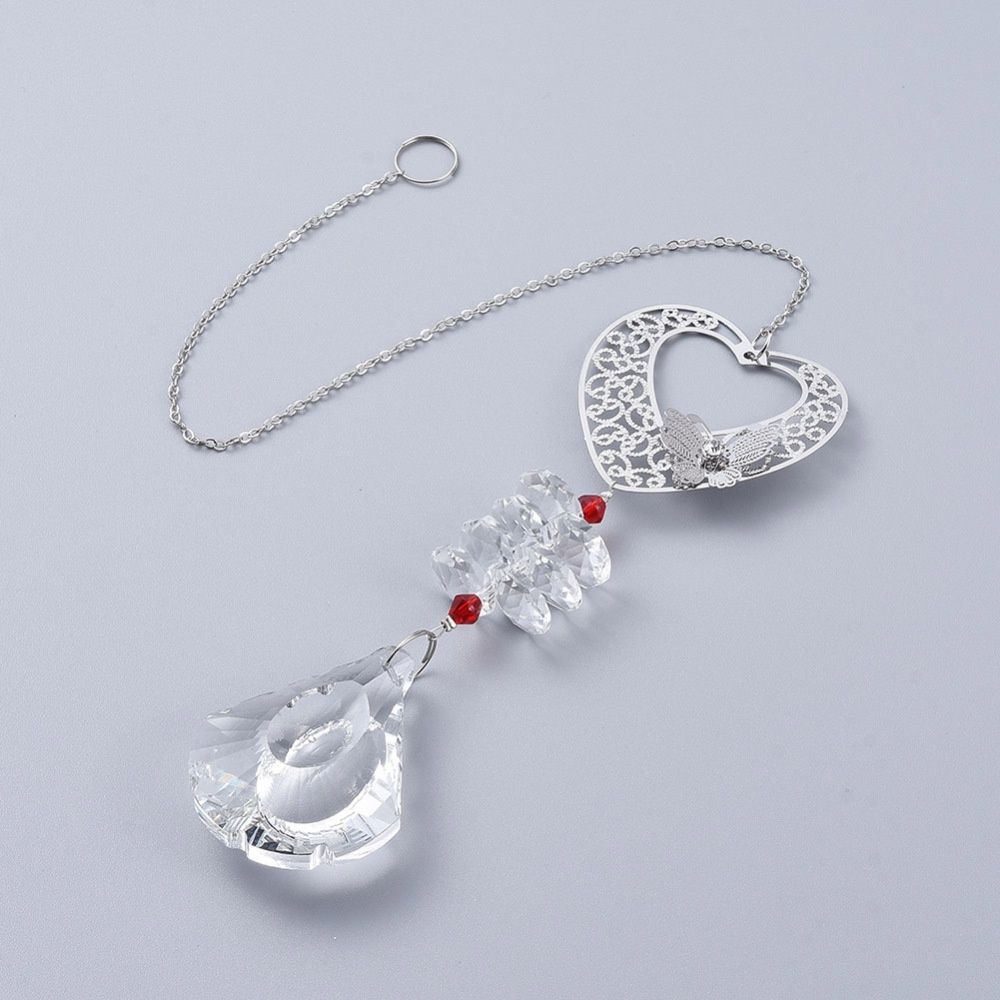 Teardrop Suncatcher With Heart