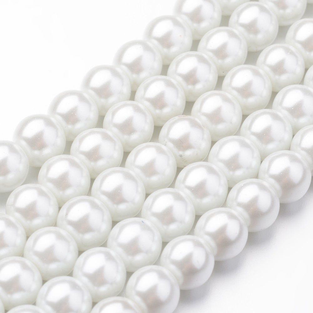 GB Pearl - White 8mm