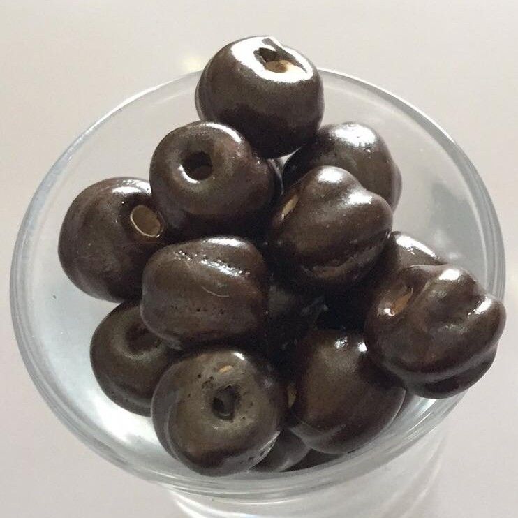 African Twist Ceramic - Dark Brown 12mm