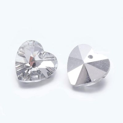 Faceted Heart - 8mm