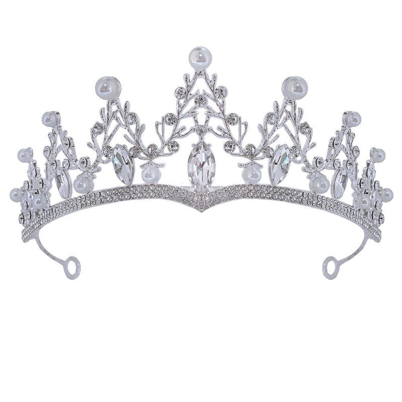 The Classic Pearl &amp; Rhinestone Tiara