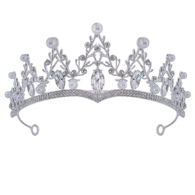 The Classic Pearl &amp; Rhinestone Tiara