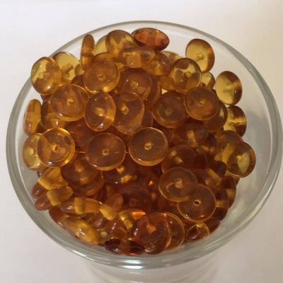 Czech Disc - Amber 6mm