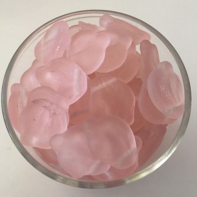 Czech Flat Leaf - Matt Pink 14mm