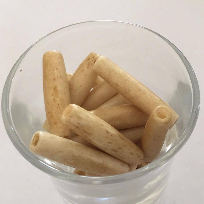 Bone Tube - Natural 24mm