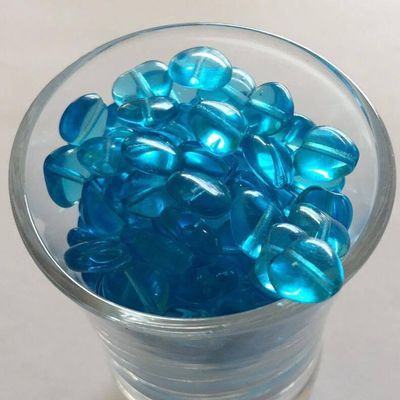 Czech Heart - Aqua 8mm