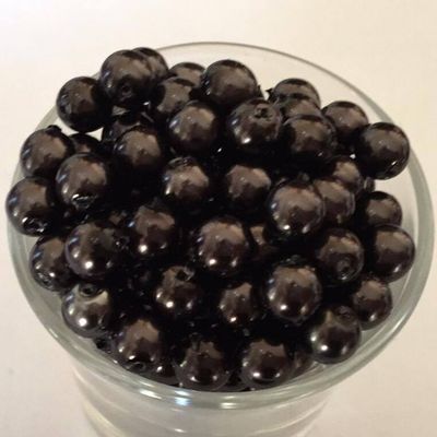 Czech GB Pearl - Black 6mm