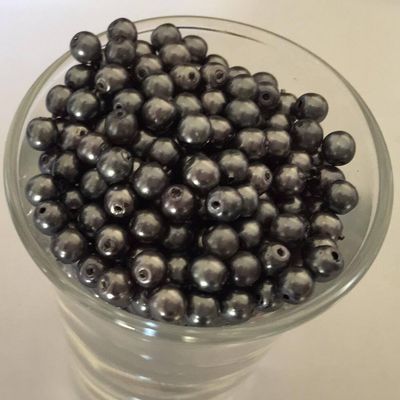 Czech GB Pearl - Gunmetal 4mm