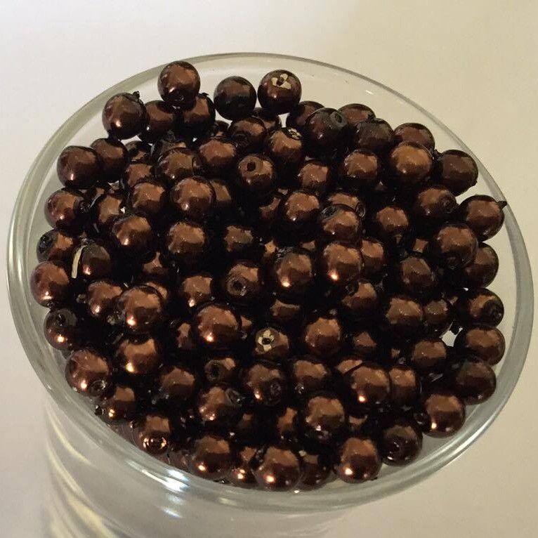 Czech GB Pearl - Bronze 4mm