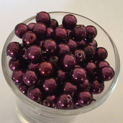Czech GB Pearl - Plum 6mm