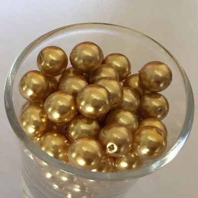 Czech GB Pearl - Gold 8mm