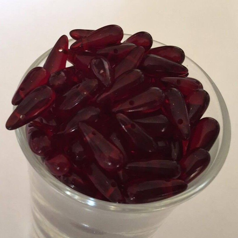 Tear Drop - Garnet A Grade 10mm