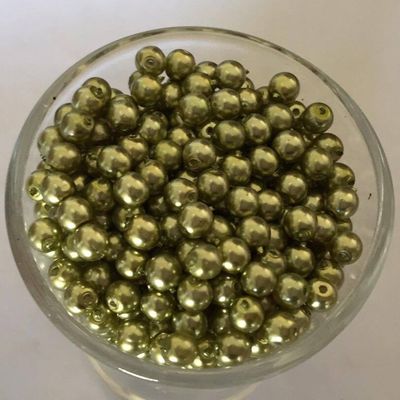 Czech GB Pearl - Olive 4mm