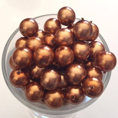 Czech GB Pearl - Copper 8mm