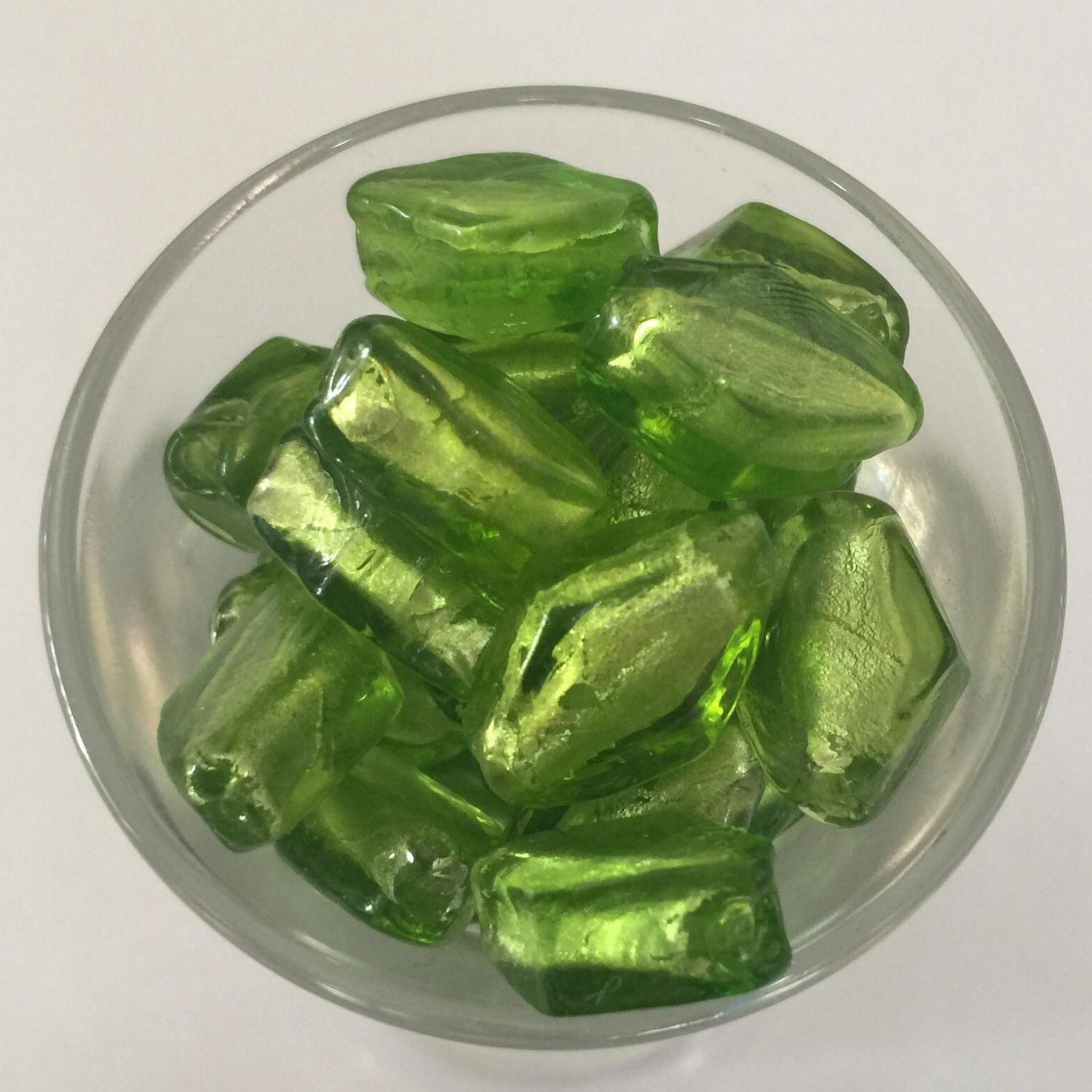 Chinese Foil Diamond - Lime 14mm