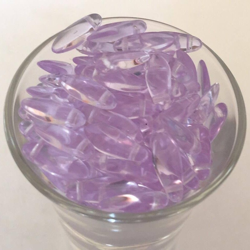 Spear Drop - Lilac 2x15mm