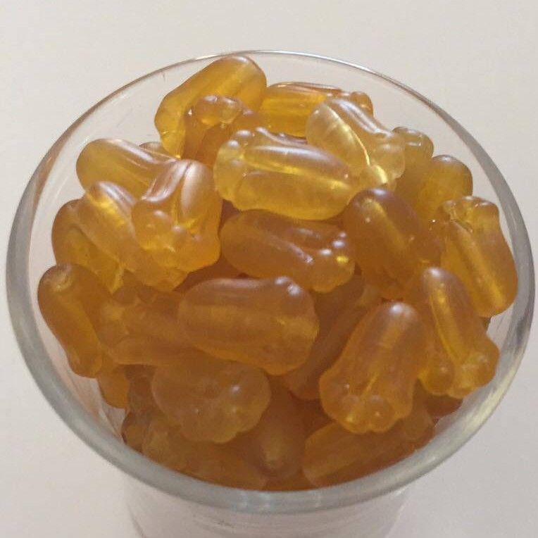 Czech Glass Tulip - Yellow 13mm