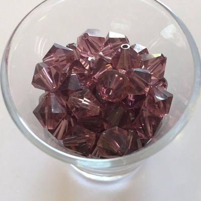 Chinese Crystal Bicone - Amethyst 8mm