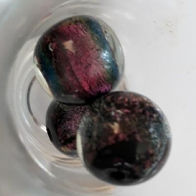 Dichroic Round - Purple 16mm
