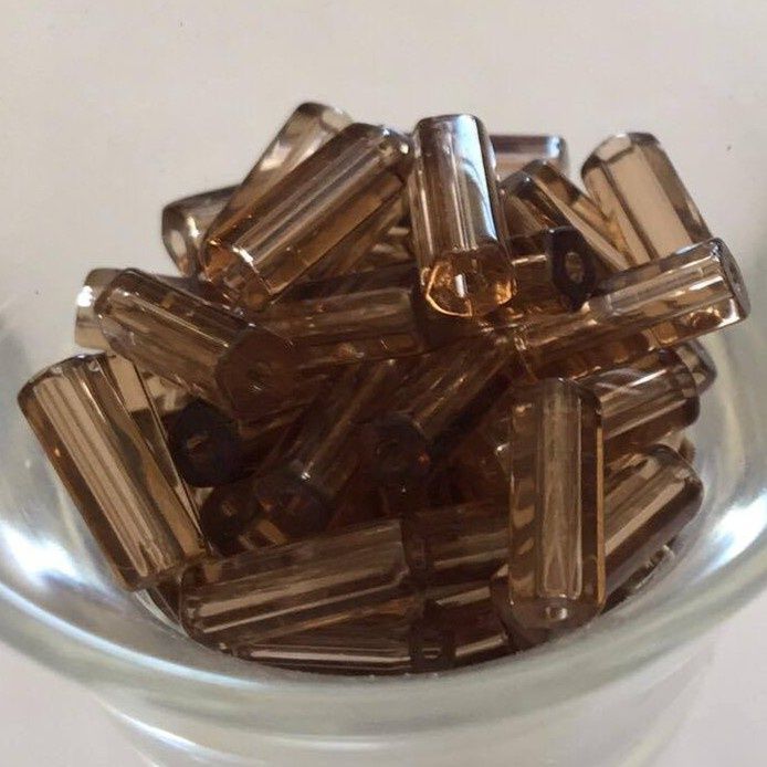 Czech Hex - Topaz 10x4mm