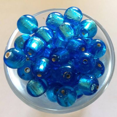Czech Foil - Light Sapphire 8mm