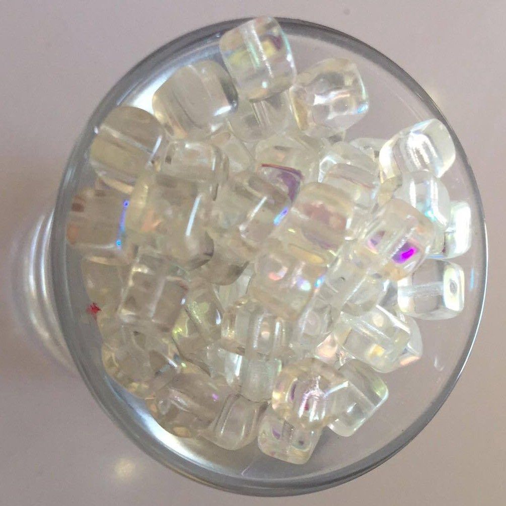 Czech Cube - Clear AB 5x7mm