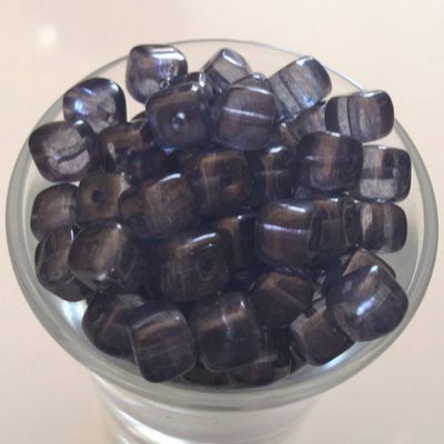 Czech Cube - Purple Lustre 5x7mm