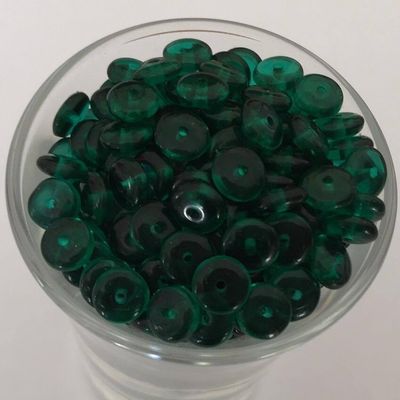 Czech Disc - Emerald  6mm