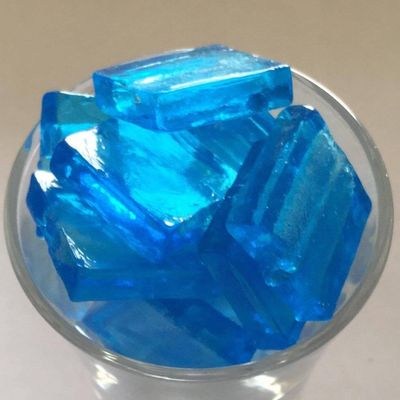 Chinese Foil Square - Aqua 20mm