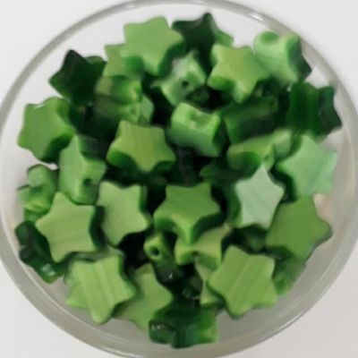 Fiberoptic Star - Green 6mm